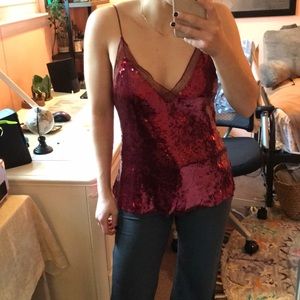 Free People Intimates sequin tank